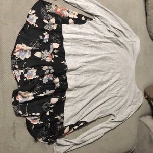 High Low 3/4 sleeve shirt